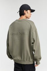 Men's Outdoor Patchwork Cargo Sweatshirt